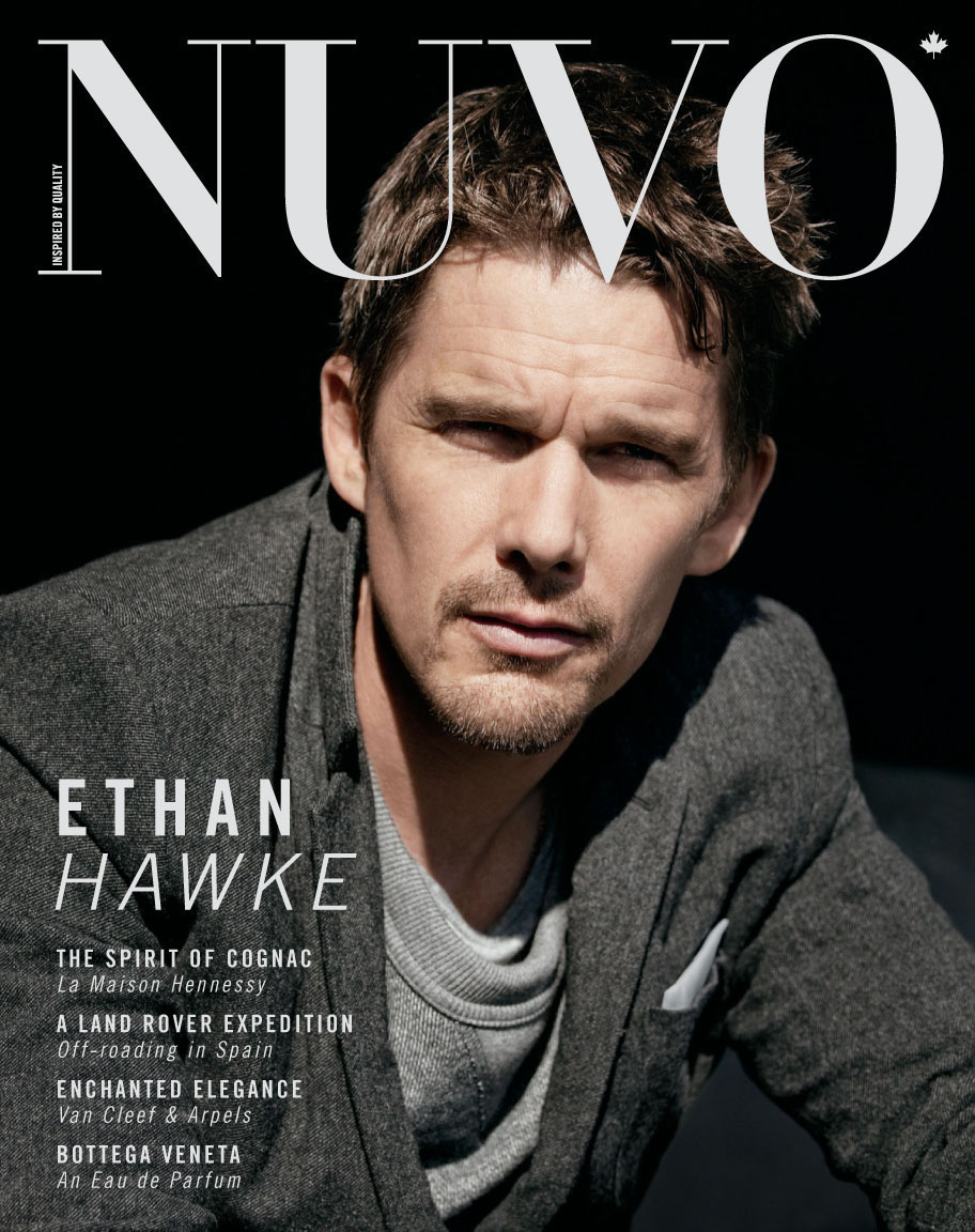 Oscar-nominated actor Ethan Hawke discusses his latest film, The Woman in the Fifth, in the winter 2011 issue of NUVO on newsstands November 14. Hawke was photographed by Brian Bowen Smith in New York and interviewed for NUVO by Joshua David Stein. Visit www.nuvomagazine.com for more photos and article excerpt. (CNW Group/NUVO Magazine Ltd.)